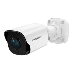 Kamera cctv poe deteksi manusia cerdas, 5MP full HD deteksi manusia H265, kamera video pengawasan keamanan peluru penglihatan malam IR luar ruangan