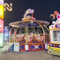 Manège de parc d'attractions Nova Rides en acier FRP, modèle Galaxy Storm, à vendre, 16 places, avec jets d'eau, pour enfants, extérieur, BC-SK