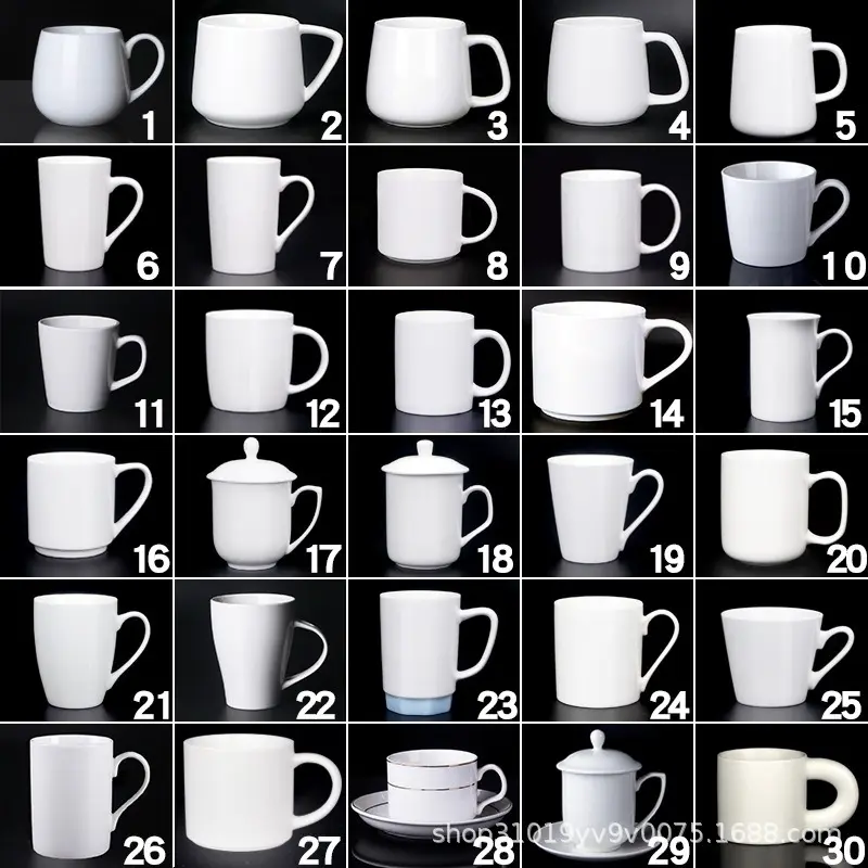 Fabricante de tazas de café de cerámica MG014 con proveedor de tazas con logotipo, tazas de té personalizadas, tazas de porcelana personalizadas al por mayor, taza de sublimación