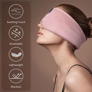 Antifaz <span class=keywords><strong>de</strong></span> Seda con Auriculares Bluetooth 5.3, 16 Horas <span class=keywords><strong>de</strong></span> Reproducción, Oscurecimiento Total, OEM, MOQ 100 Unidades - Product Image 4