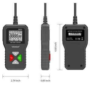 Testeur de batterie de voiture OBD2 550 4,9-32V 100-2000CCA 2Ah-220Ah Outil de diagnostic de vérification du système de batterie - Product Image 5