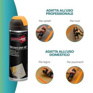 Ambrosol Tracciate Spray 360 Vernice Opaca Spray per Uso Professionale - Product Image 3