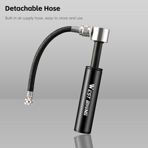 WEST BIKING Mini Bomba de Aire Portátil para Bicicleta con Válvula Presta/Schrader, Inflador de Alta Presión para Balones de <span class=keywords><strong>Baloncesto</strong></span> y Ciclismo, Accesorios - Product Image 5