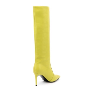 Big Size <b>Shoes</b> 47 Simple Solid Upper Pointy Toe High Heel Boots Knee High on 2022 Autumn Winter Women <b>Shoes</b> - Product Image 2