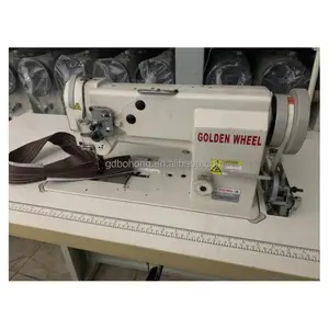 Used Golden wheel CSU-4150 Single Needle, Uniform Feed, Flatbed Sewing Machine (Big Hook) for Thick Materials and Leather