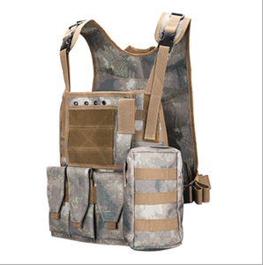 DFTV01 Gilet tactique modulaire flottant multi-usages pour le camping en plein air, le combat terrestre et maritime, avec poignée à boucle sur le dos et le cou - Product Image 3