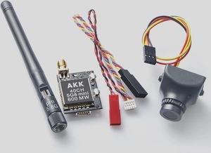 เครื่องส่งสัญญาณวิดีโอ FPV 600mW และ 120 °   กล้อง HD มุมกว้างแบบคอมโบสำหรับโดรนแข่ง FPV RC Quadcopter - Product Image 6