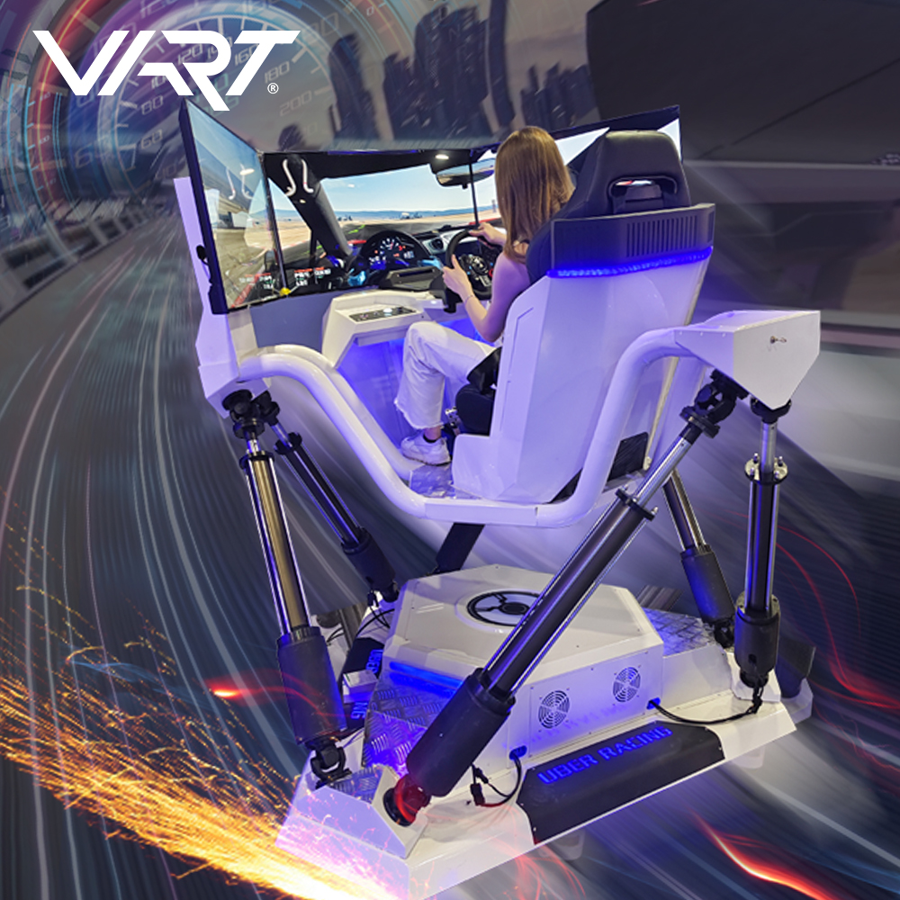 Vot 9d vr park virtual reality car driving racing simulator vr game machine per centro commerciale