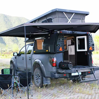 Caravane de camping-car Pop-Top en aluminium légère pour camionnette JEEP Remorque terrestre pour camping en plein air