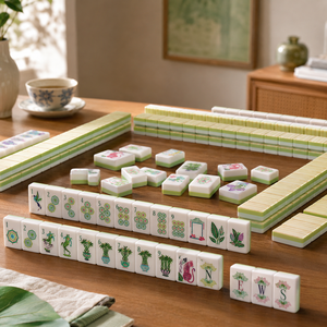 Juego <span class=keywords><strong>de</strong></span> Mahjong Personalizado <span class=keywords><strong>de</strong></span> Bambú y Acrílico con Reglas Americanas, Ideal <span class=keywords><strong>para</strong></span> Regalos Promocionales Corporativos y Noches <span class=keywords><strong>de</strong></span> Juego en Familia - Product Image 6