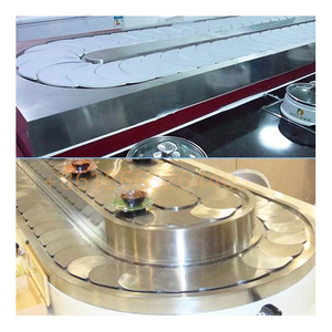 Soluciones a medida Sistema de entrega de cinta transportadora de sushi Sushi Bar Robot de entrega de alimentos para Hotpot Sushi Steak House - Product Image 4