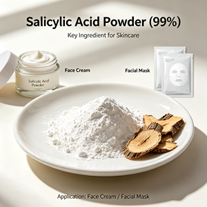 <span class=keywords><strong>Poudre</strong></span> d'<span class=keywords><strong>acide</strong></span> <span class=keywords><strong>salicylique</strong></span> 99% pure |   <span class=keywords><strong>Acide</strong></span> <span class=keywords><strong>Salicylique</strong></span> de Qualité Cosmétique pour Traitement de l'Acné, Matière Première Exfoliante et Séborégulatrice - Product Image 5