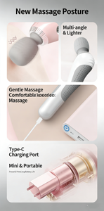 ไม้กายสิทธิ์นวดแบบพกพา ชาร์จไฟได้ ผลิตจากวัสดุ ABS อุปกรณ์นวดสำหรับใช้ที่บ้านและเล่นกีฬา สำหรับผ่อนคลายกล้ามเนื้อใบหน้าและขา - Product Image 5