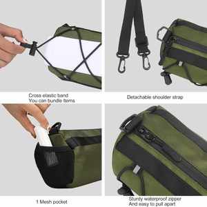 Bolsa Impermeable para Manillar de Bicicleta Personalizada con Franja Reflectante, Fácil de Transportar, 20x10cm, Color y Logotipo Personalizables - Marca de Moda - Product Image 3