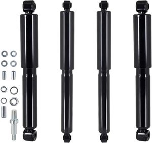 Ensemble de 4 amortisseurs avant-arrière en acier neufs pour Chevrolet C25/C2500 Pickup RWD 1967-1972 - Product Image 1