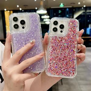 Grand compte-gouttes à paillettes colle coque de téléphone pour <span class=keywords><strong>Moto</strong></span> G10/20/30 Amérique du Sud Offres Spéciales <span class=keywords><strong>3</strong></span> en 1 housse de téléphone pour Samsung S25 Edge - Product Image 4