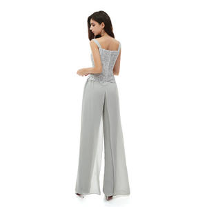 Splendidi tute di <span class=keywords><strong>pantaloni</strong></span> in pizzo Bateau con scollo a maniche lunghe <span class=keywords><strong>abiti</strong></span> <span class=keywords><strong>da</strong></span> madre della sposa 2020 nuovo stile <span class=keywords><strong>taglie</strong></span> <span class=keywords><strong>forti</strong></span> abito <span class=keywords><strong>da</strong></span> sera madre - Product Image 4