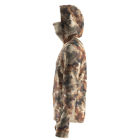 Masque facial camouflage avec capuche pour homme, idéal pour la chasse et la pêche, respirant, à séchage rapide, évacuant la transpiration, pour le terrain accidenté