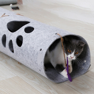 Juguetes de túnel de fieltro para gatos, túnel de empalme para gatos, canal de juego para gatos, rompecabezas de dragón rodante, Dg juguete, suministros para mascotas - Product Image 5
