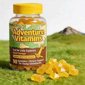 Gomitas Multivitamínicas para Niños y Adultos, Vitaminas en Gomitas para Adolescentes, Refuerzo del Sistema Inmunitario, Antioxidantes, Apoyo a la Memoria, Veganas, Sabor Fresa - Product Image 1