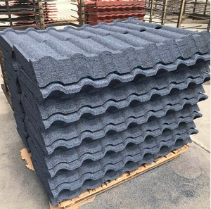 Precio barato <span class=keywords><strong>Roma</strong></span> Tile G28 Color arena recubierta de Zinc aleación de aluminio Tejas Verde Hoja de techo de ventilación trasera para villas - Product Image 4