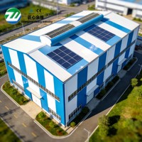 Estructura de Acero Galvanizado Prefabricada de Gran Envergadura para Almacenamiento en Almacenes