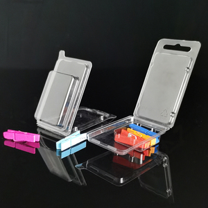 Ready Stock di plastica trasparente a conchiglia scatola di visualizzazione con Euro appendiabiti materiali riciclati per il confezionamento di utensili - Product Image 3