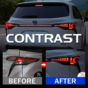 Đèn đuôi cho Toyota Sienna 2021 <span class=keywords><strong>2025</strong></span> LED khởi động hoạt hình DRL lắp ráp Le, xle, xse, giới hạn, bạch kim - Product Image 2