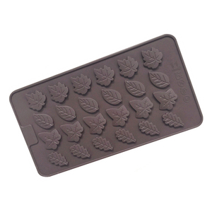 811 Cổ Phiếu nhà máy 24 lá hình dạng fondant khuôn, <span class=keywords><strong>silicon</strong></span> sô cô la khuôn mẫu, Silicone Ice Cube khay nhựa DIY nướng khuôn - Product Image 4