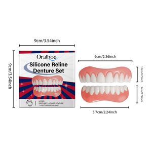 OCEAURA nuova calda per vari denti per migliorare l'estetica del sorriso comoda installazione comoda Set di protesi in Silicone - Product Image 2
