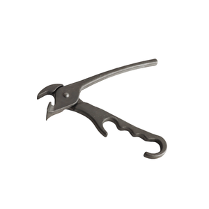 Pince à <span class=keywords><strong>pizza</strong></span> en métal robuste pince jetable pour tirer le clip de plateau de plat de four chaud pour les restaurants de casseroles en aluminium coulé profond - Product Image 2