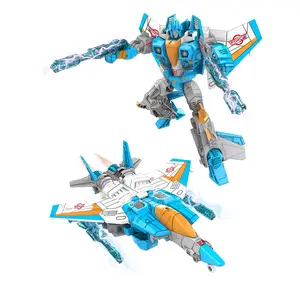 High quality most popular cool kids 2in1 plane transform robot toy for boy