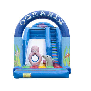 Se Admite Personalización OEM, Tobogán Inflable para Parque de Atracciones, Tobogán Inflable con Temática Marina, Seco y Acuático, en Venta - Product Image 2
