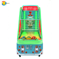 Machine de jeu d'arcade de basketball de rue portable, simulateur de tir intelligent à monnayeur pour enfants en intérieur avec détection de mouvement en anglais