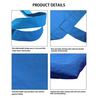 Sac fourre-tout pliable et réutilisable, design mignon de poissons de l'océan, sac à main en toile écologique, sac d'épicerie portable pour un usage quotidien