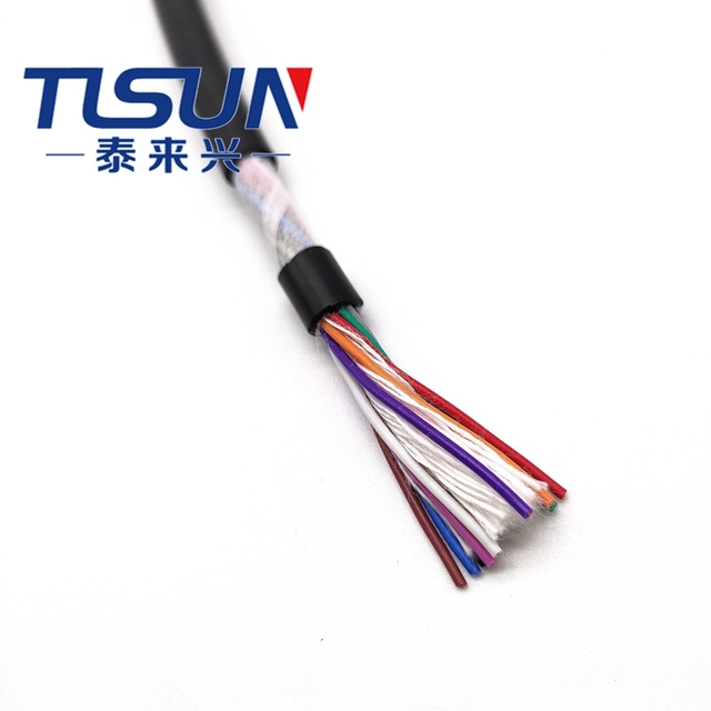 CE Certified Drag Chain Series Cable PUR-HF-YY 10x0.5mm2 Special Polyurethane High Flexible Control Cable