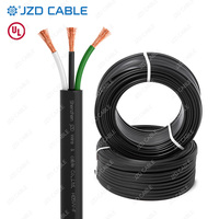 Cable de Alimentación JZD OEM/ODM UL62 STW/SJTW/SJT 300V 600V/PVC con Conductor de Cobre para Electrodomésticos y Equipos Electrónicos