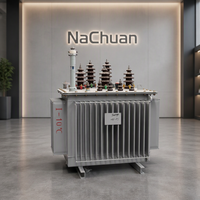 Transformateur de puissance immergé dans l'huile Nachuan 8000 Kva 10 Mva 10000 Kva 66kv 69 KV, transformateurs haute tension, vente chaude