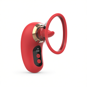 Vibrateur portable Anna avec écran numérique, silencieux 40 dB, en ABS et silicone médical, pour stimulation thoracique et bien-être sexuel - Product Image 1