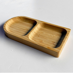 Ensemble de plateaux de service en bambou Bamboo Memories, 3 pièces, ovales et rectangulaires, personnalisés, adaptés aux aliments, décoratifs - Product Image 2