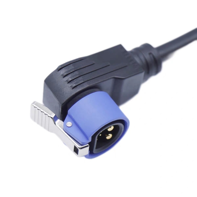 Factory Production M28 2+6 Pin High Current Copper PVC IP67 Waterproof New Energy Charging E Bike Powerpack Connector Cable