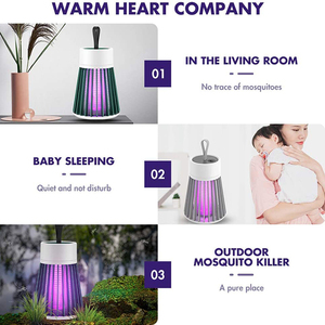 Đèn Chống Muỗi Pin Sạc Được Với Chức Năng Anion Máy Diệt Bọ Trong Nhà Trong Nhà Máy Đuổi Muỗi Bằng Nhựa ABS - Product Image 4