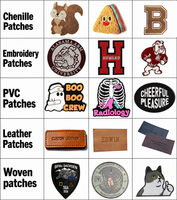 Patch brodé personnalisé en feutre, motif floral ou animal, thermocollant, écologique, haute qualité, couleur personnalisée pour vêtements et chapeaux