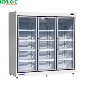 Highbright ≤-18 ℃   Congelador Vertical con Puerta de Vidrio Encastrable, Congelador para Supermercado - Product Image 3