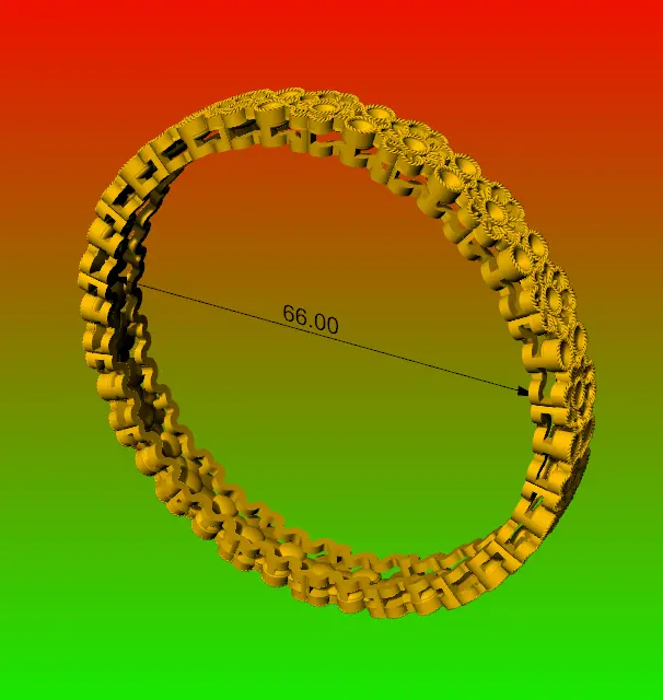 Braccialetto 3d accetta disegno fai da te stampa 3d piastra in rame piastra in piombo modello di gioielli elaborazione dell'incisione