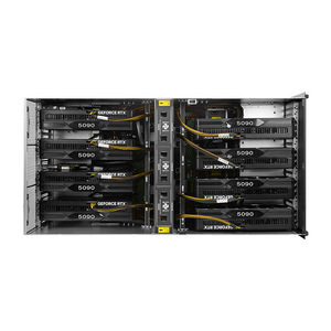 เซิร์ฟเวอร์แบบติดตั้งบนแร็ค 8U พร้อมช่องใส่ GPU 8 ช่อง สำหรับการอินเฟอเรนซ์ AI ดิลล์ลีท์เทิร์นนิ่งและการฝึกอบรมโมเดลขนาดใหญ่ - Product Image 2