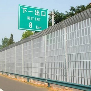 Barrière anti-bruit pour <span class=keywords><strong>viaduc</strong></span>, installation facile, barrière acoustique métallique pour autoroute, garantie 10 ans - Product Image 5