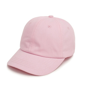 Cappellino da Baseball per Bambini in Cotone Lavato di Alta Qualità, Tinta Unita, Personalizzabile, Bianco a 6 Pannelli - Product Image 6