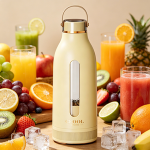Usine en gros Mini jus de fruits frais presse-agrumes Mixeur Mélangeur de fruits Bouteille Liquidificador Licuadora Portatil Smoothie Mélangeurs portables - Product Image 3
