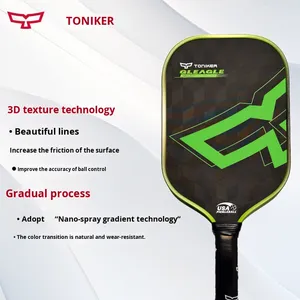 Paleta de Pickleball para Adultos Aprobada por la USAPA, Núcleo de Panal de Abeja de 16 mm, Fibra de Carbono Ligera, Cómoda, Cuerpo Ancho, Arco Superior, Entrenamiento Gen <span class=keywords><strong>4</strong></span> - Product Image 3